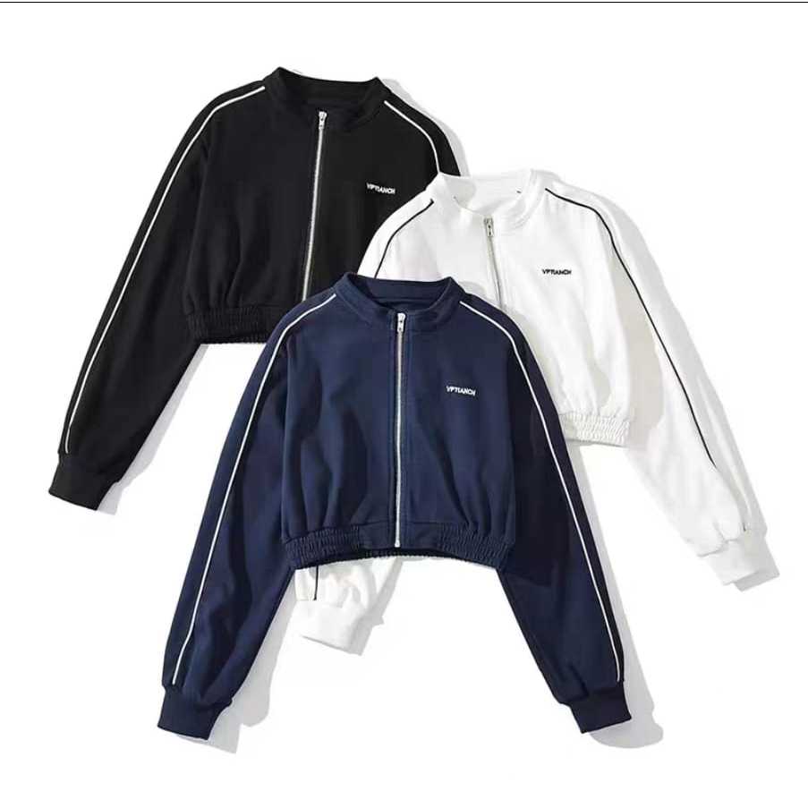 jaket wanita | VPTIANCH BORDIER crope jaket wanita korean style | jaket croope wanita
