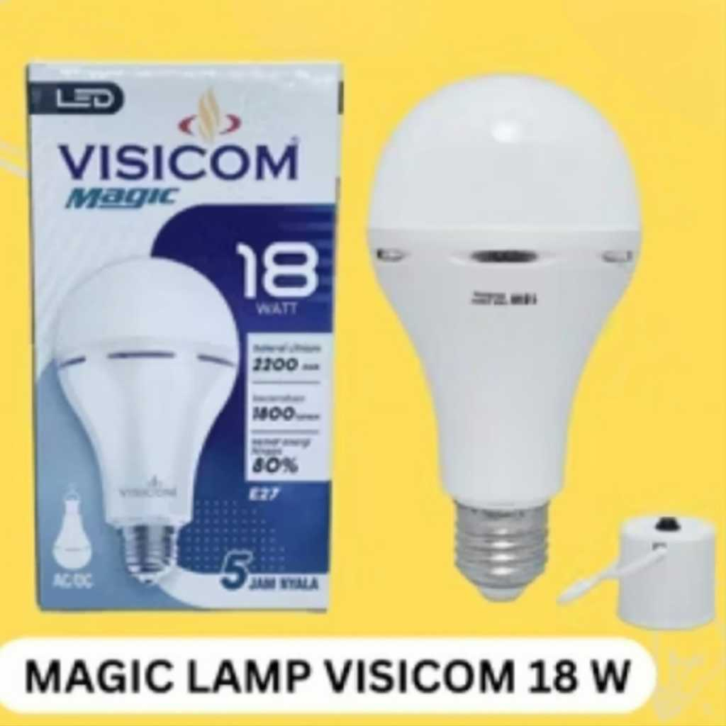 Magic Visicom 18 watt, Lampu Led Emergency, Lampu Darurat, Lampu AC-DC Garansi 1 Tahun