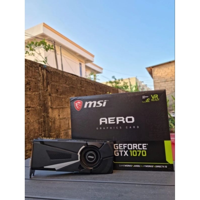 vga msi aero geforce gtx 1070 8gb gddr5 bekas