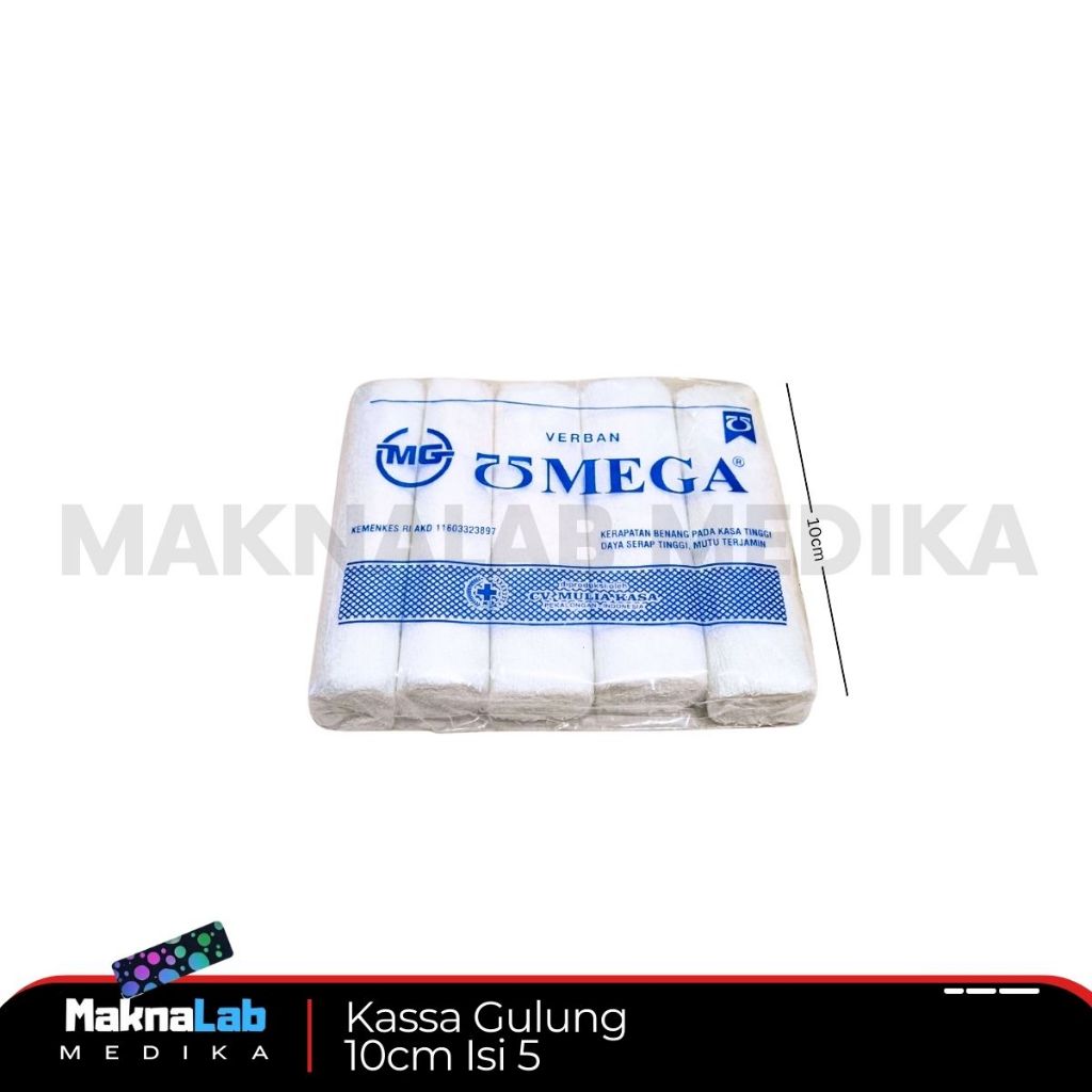 Kassa Gulung Hydrophile L Kain Kasa Perban Gulung / Kasa Gulung Roll - Kemasan Pack Ecer