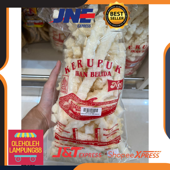 

ND Kerupuk Ikan Belida Kemasan 250Gr Kerupuk Akar ND Ikan Belida OlehOlehLampung Snack Kerupuk Enak