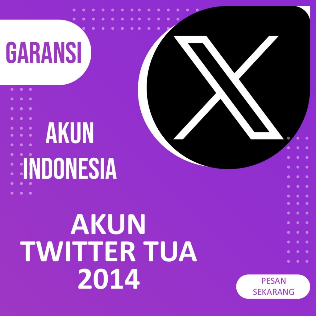 GFID BERGARANSI AKUN TWITTER TUA TAHUN 2014 INDONESIA MURAH PROSES CEPAT