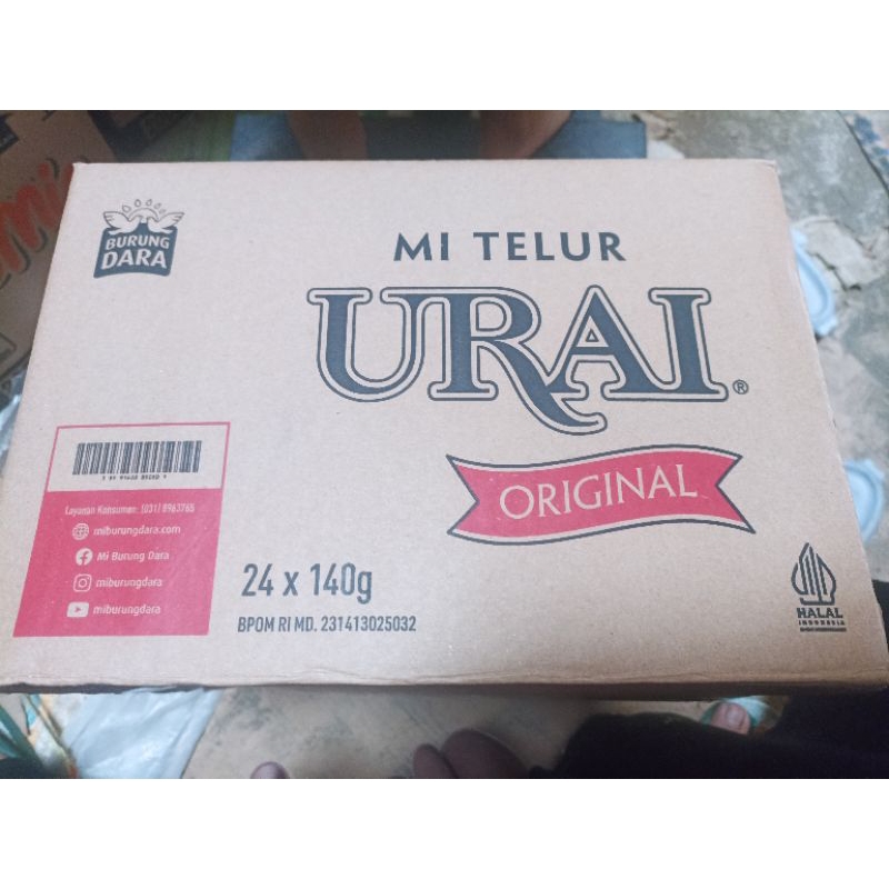

BURUNG DARA Mi Telur URAI Original 24 x 140g