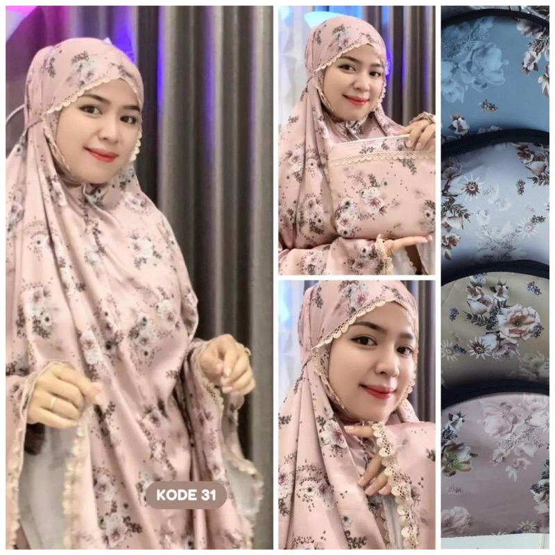 Mukena Silky Armani Premium Satin Sutra Silk