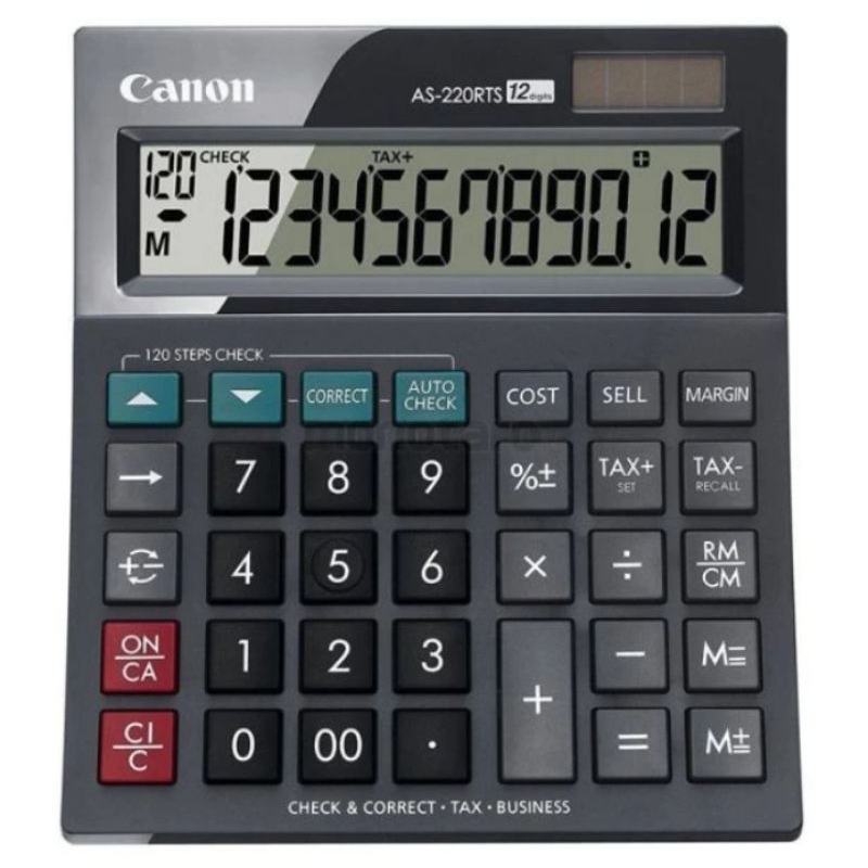 

Calculator / Kalkulator CANON AS 220RTS CHECK & CORRECT