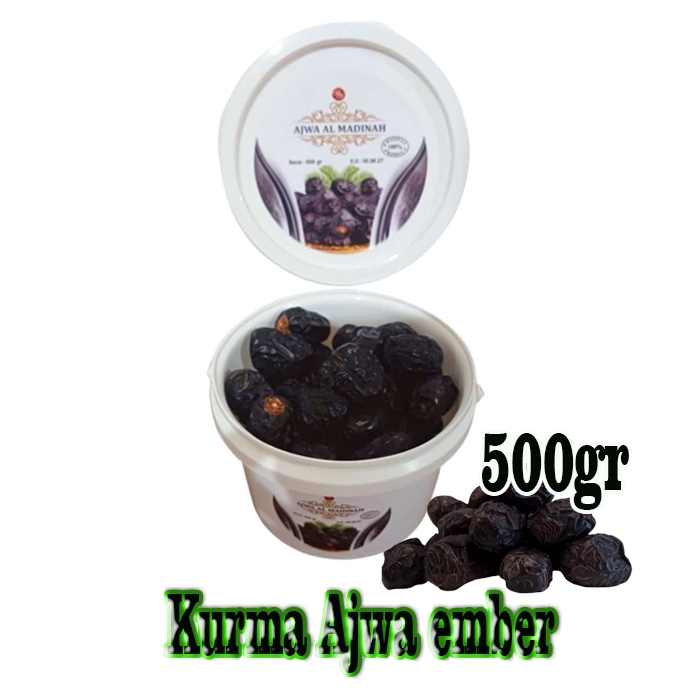 

kurma ajwa 500gr kurma nabi ember