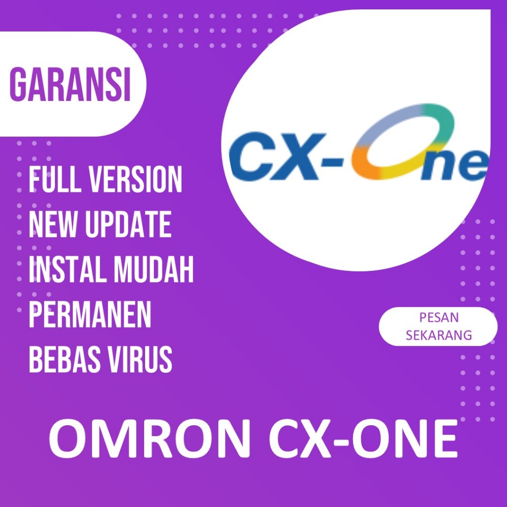 TERBARU OMRON CX-ONE 2021 - PLC SOFTWARE AKTIF LIFETIME