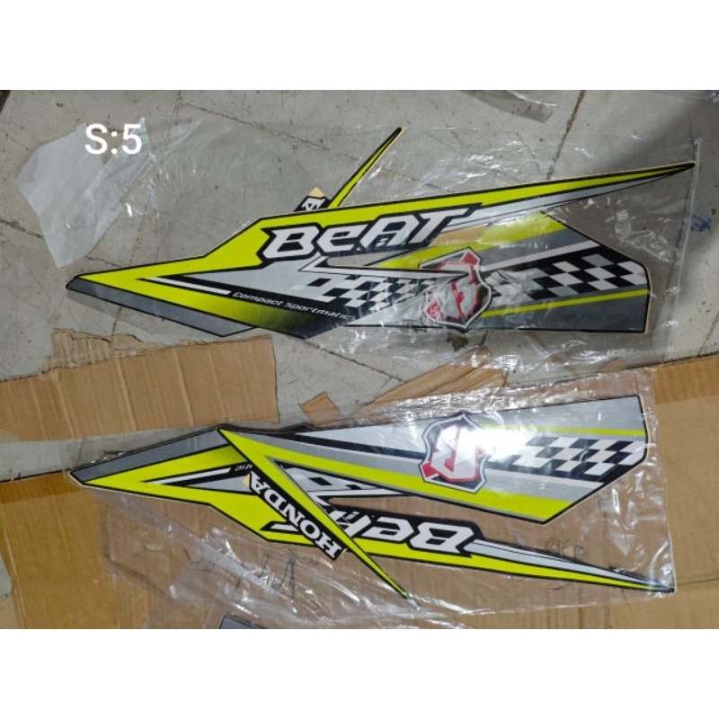 STRIPING BODY STIKER BODI BEAT 2018 STABILO MODEL ORI
