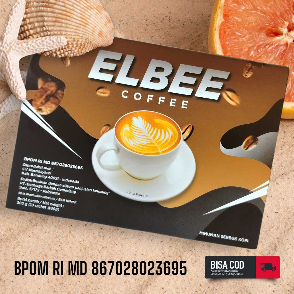 

ELBEE COFFEE 1 BOX ISI 10 SACHET KOPI KESEHATAN ORIGINAL