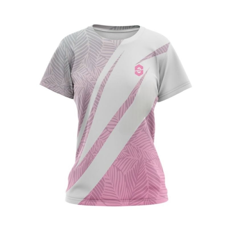 RB Baju Kaos Jersey Olahraga Badminton Wanita Custom Printing