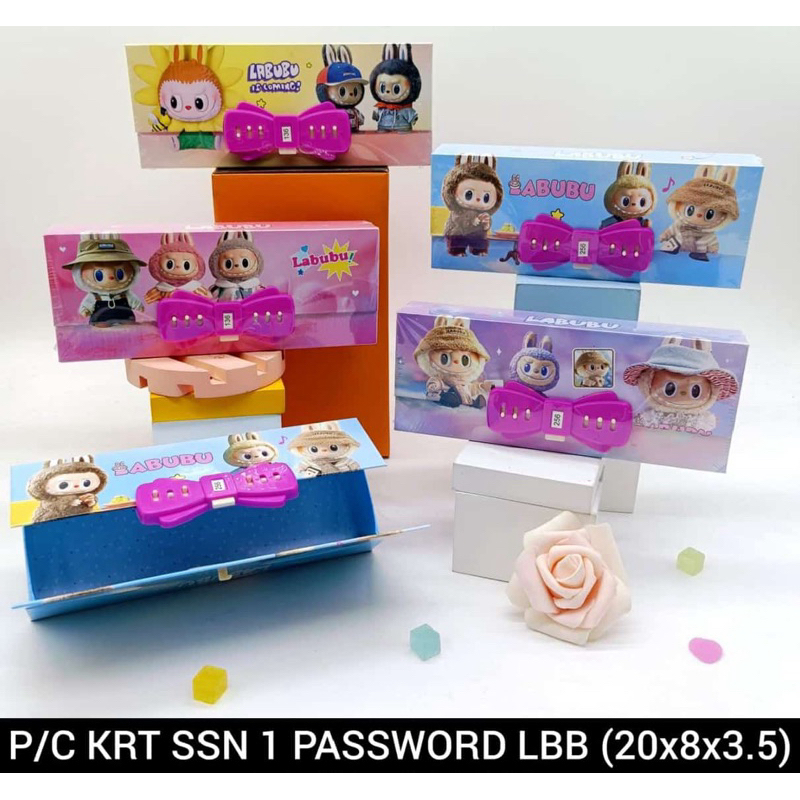 

Tempat Pensil Susun 1 Kode Labubu Kuromi Tepak Pensil Kode Labubu