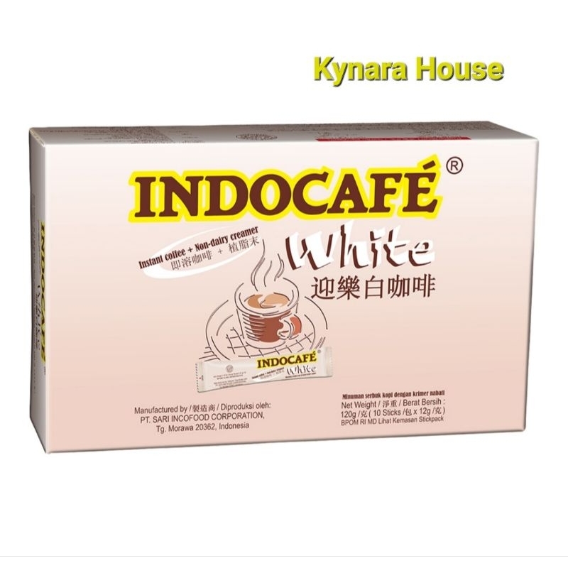 

Indocafe White Kopi Krim Instan Box 10x12gr