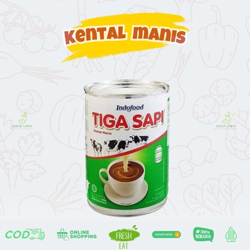 

TIGA SAPI | Susu Kental Manis 490g