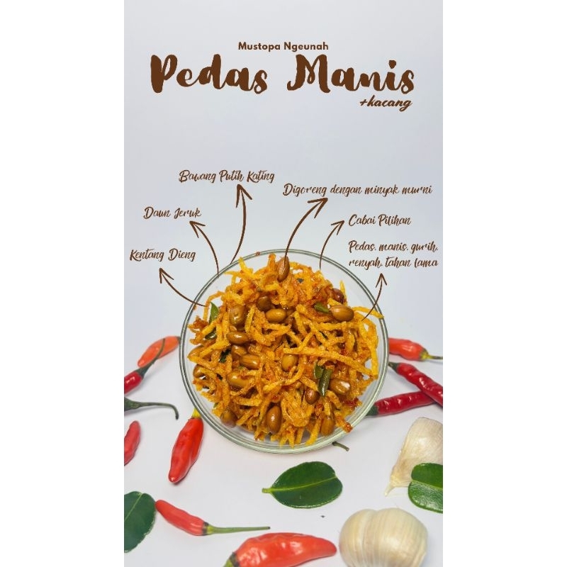 

Kentang Mustopa - Mustopa Ngeunah - Pedas Manis Kacang