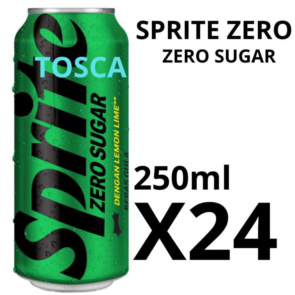 

Sprite Zero | Zero Sugar 250ml 1 Karton isi 24 Pcs