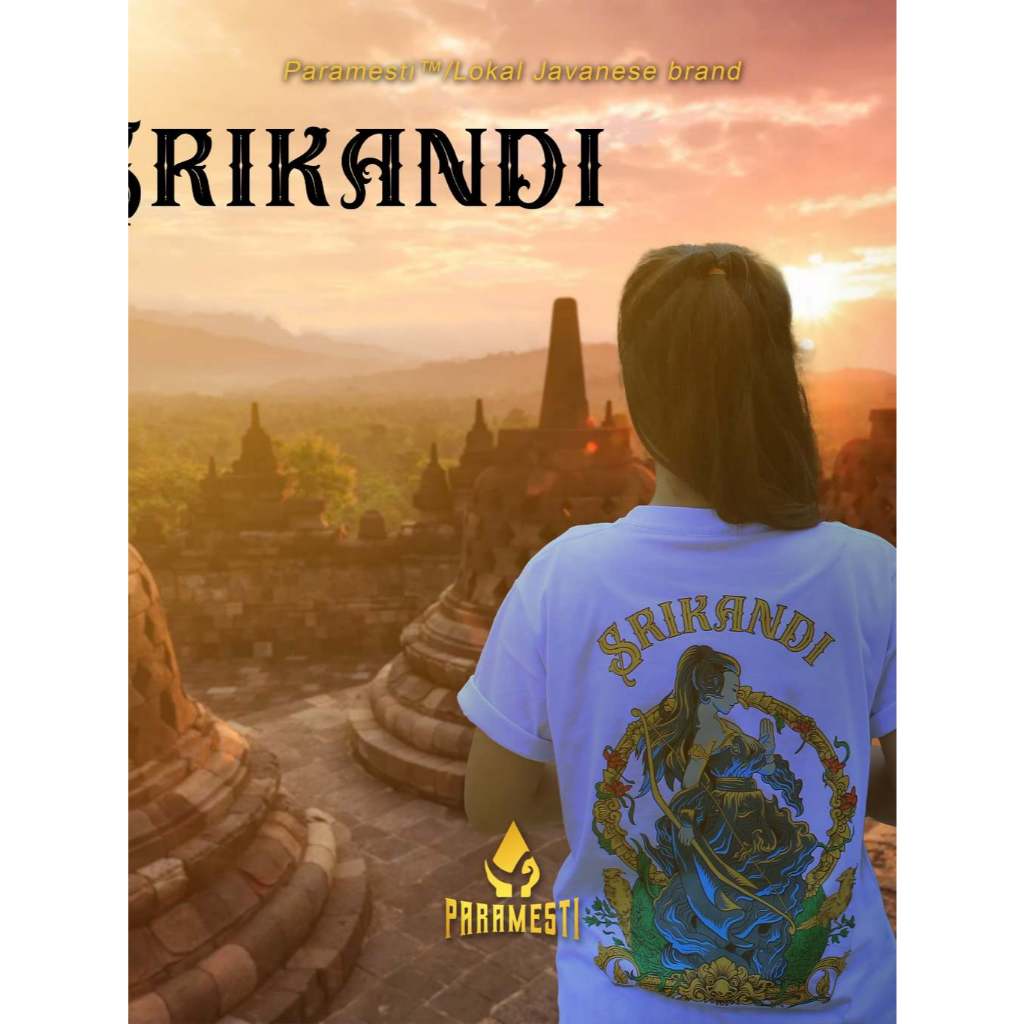 Kaos Budaya Jawa Paramesti Wayang Srikandi Lengan Panjang