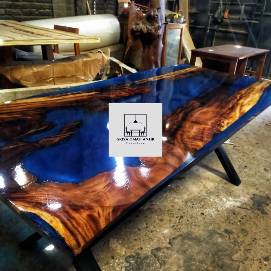 meja kerajinan resin / meja tv / meja makan / tv cabinet / meja tv antik / meja antik / meja kopi