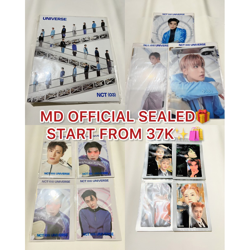 [CUCI GUDANG] NCT 2021 MD UNIVERSE PT 2 - BINDER INDEX PC SET POSTCARD HOLOGRAM 4X6 PC JAEHYUN JENO 