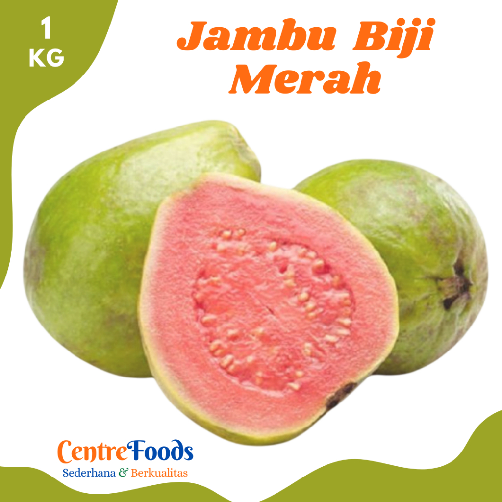 

JAMBU BIJI Merah - Buah Guava Red Fresh | 1.000gr [ Harga Per KG ]