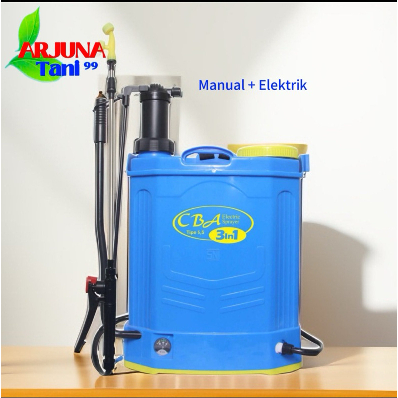 TANGKI SPRAYER ELEKTRIK 3 IN 1 CBA Type 5,5 PREMIUM ORIGINAL isi 16 Liter