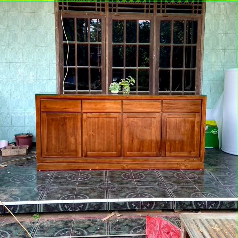 bufet jati bufet minimalis bufet kayu jati