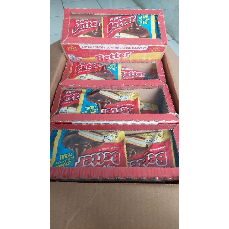 Better biskuit chocolate 1 dus isi 12 pack