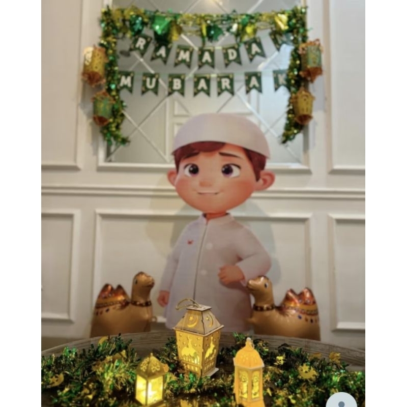 SUPER JUMBO 1 METER DEKORASI BALON UNTA POHON KURMA PALEM KELAPA FOIL PERNAK PERNIK BACKDROP PANGGUN