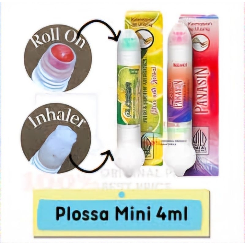 PLOSSA MINI AROMATERAPI REFILL 4ML MINYAK ANGIN
