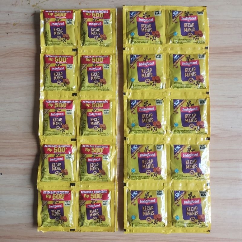 

kecap manis indofood renteng 18gr 1 renteng isi 10pcs