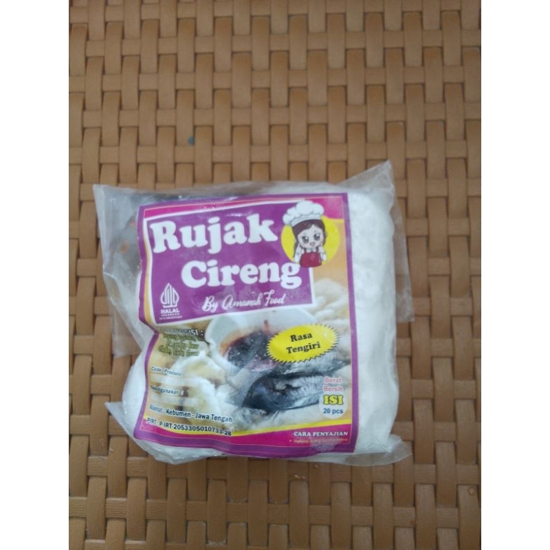 

amanah cireng rujak(udang, tengiri, original, pedas)