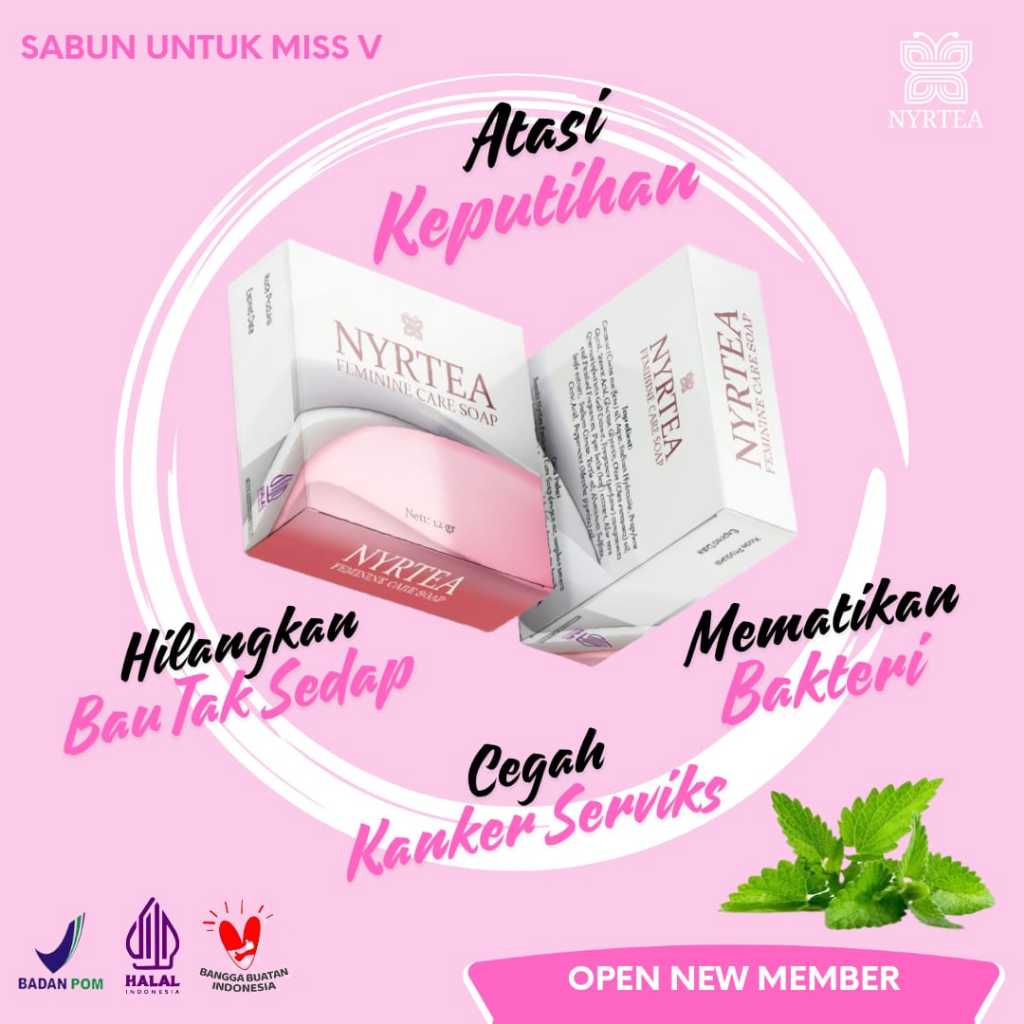 SABUN FEMINIM KEWANITAAN NYRTEA FEMINIME CARE SOAP