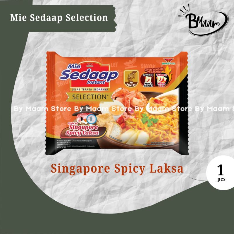 

Mie Sedaap Selection Singapore Spicy Laksa 83 gr