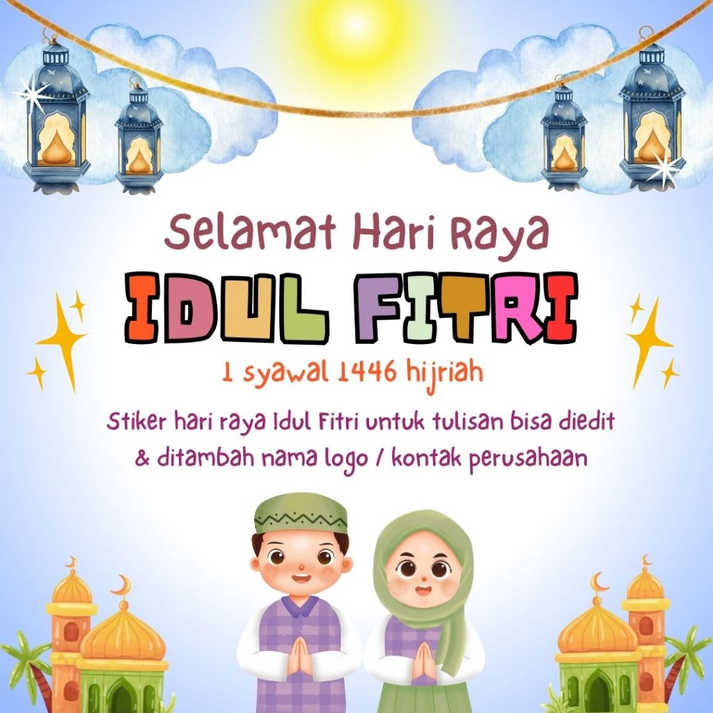 

STIKER TOPLES IDUL FITRI / STIKER TOPLES LEBARAN / STIKER TOPLES KUE KERING LEBARAN / STIKER CUSTOM