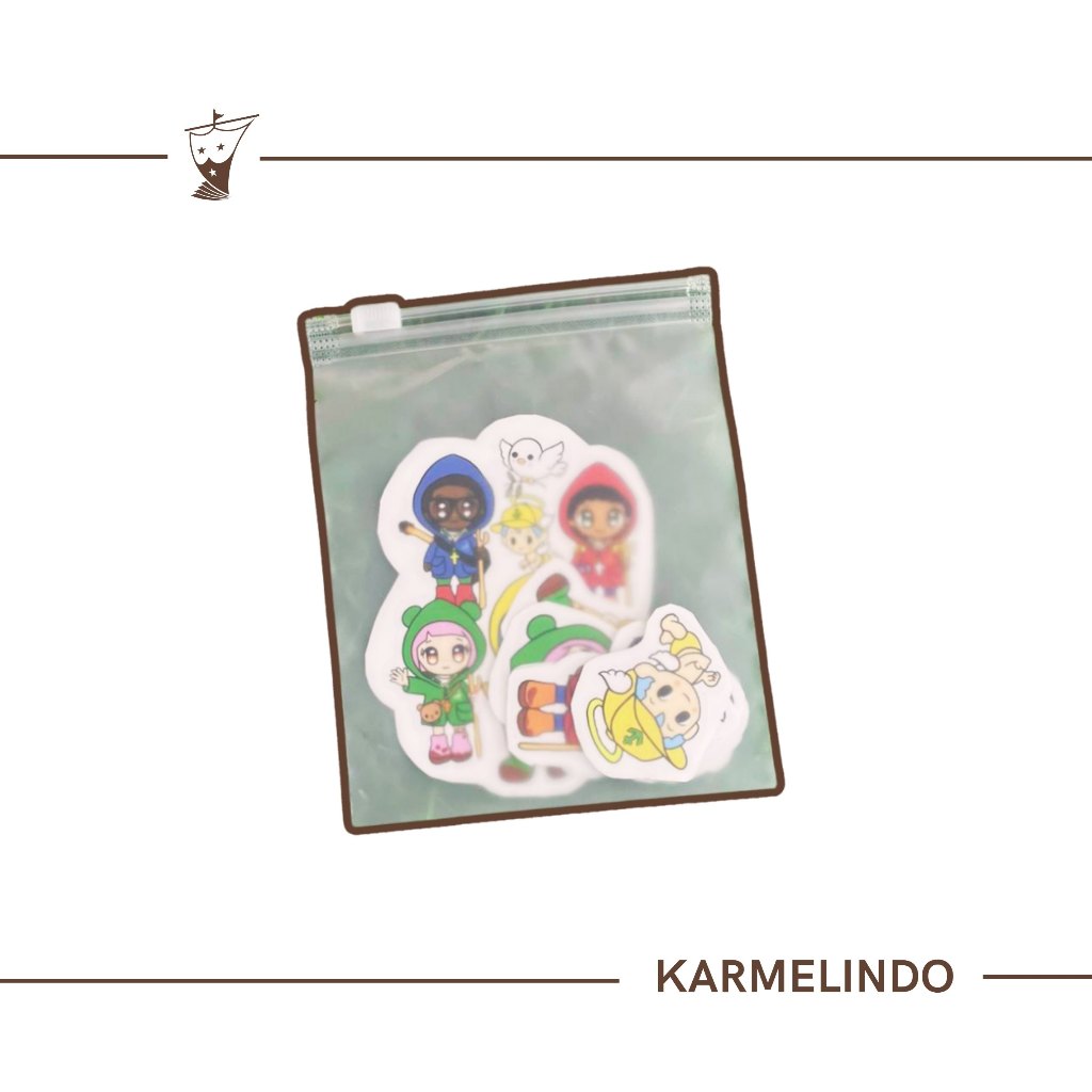 

Set Stiker Luce and Friends