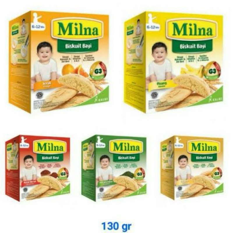 

Milna Biskuit Bayi 130gr