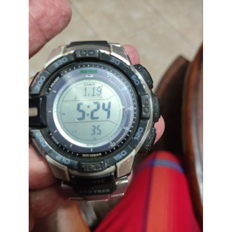 Casio Protrek 3 Sensor Mesin Asli Japan Titanium