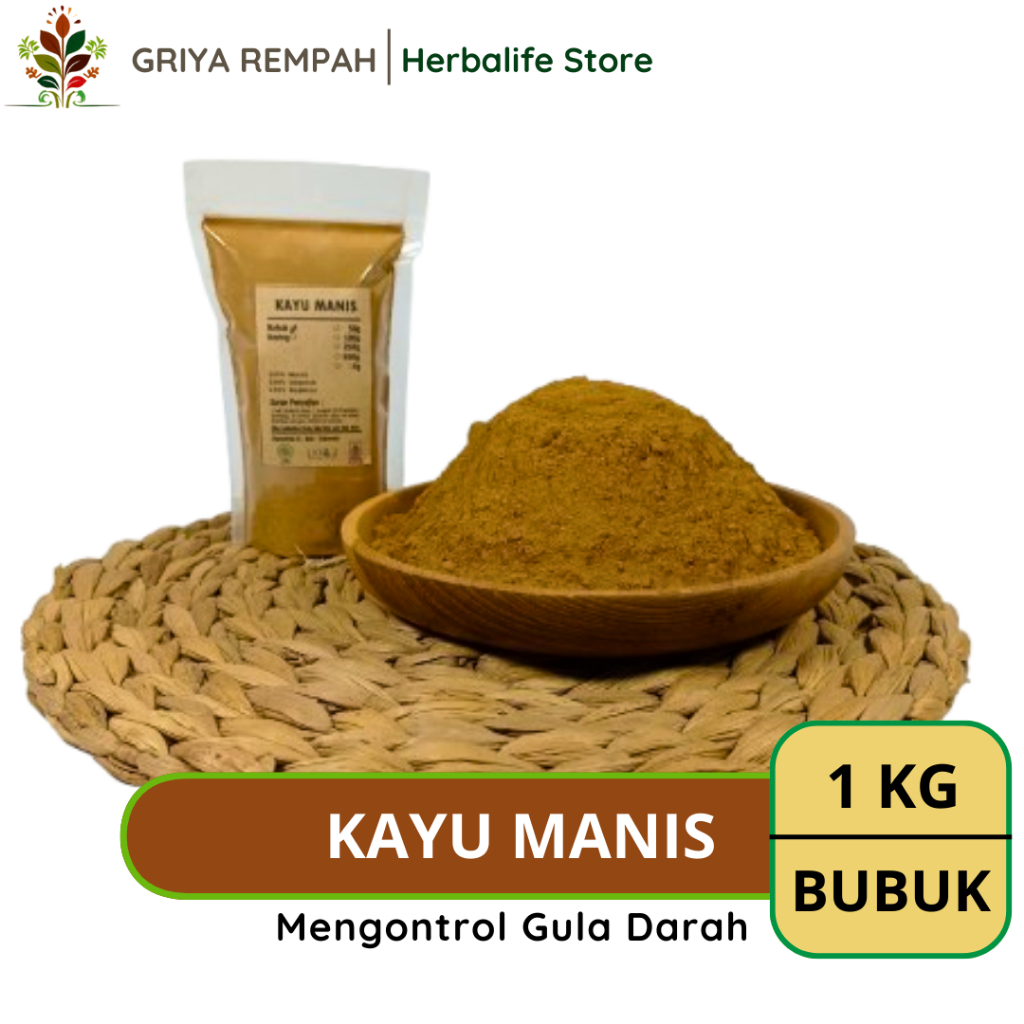 

KAYU MANIS BUBUK 1 KG Asli - Ramuan Rempah Herbal Kering Alami Berkualitas untuk Minuman dan Masakan Tradisional kulit simplisia Cinnamomum verum