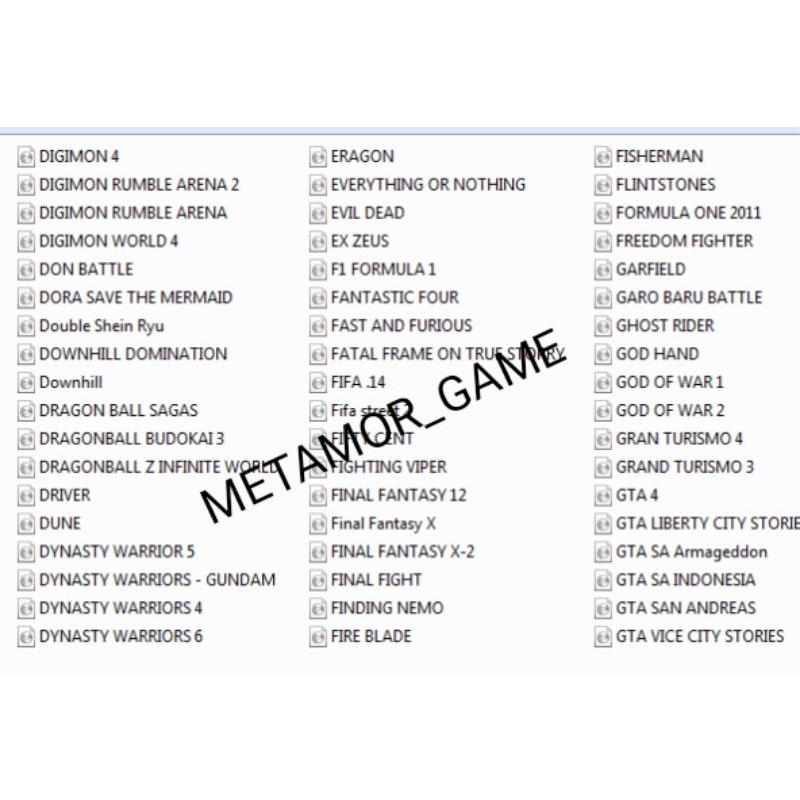 Hardisk Master Game PS2 File ISO PlayStation2 HDD Sentinel 100%