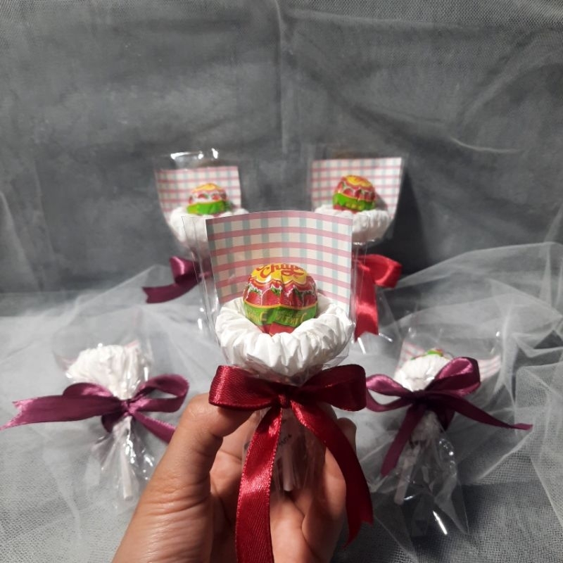 

Buket Permen, Bouquet Lolipop Handmade, Buket Mini
