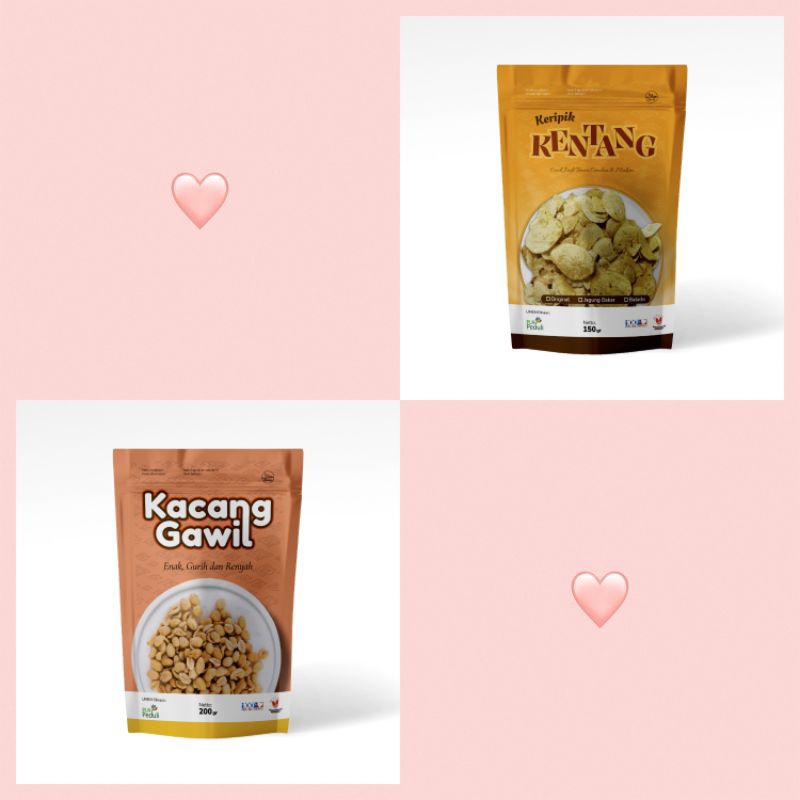

Paket Ambyar!!! Keripik Kantang dan Kacang Gawil
