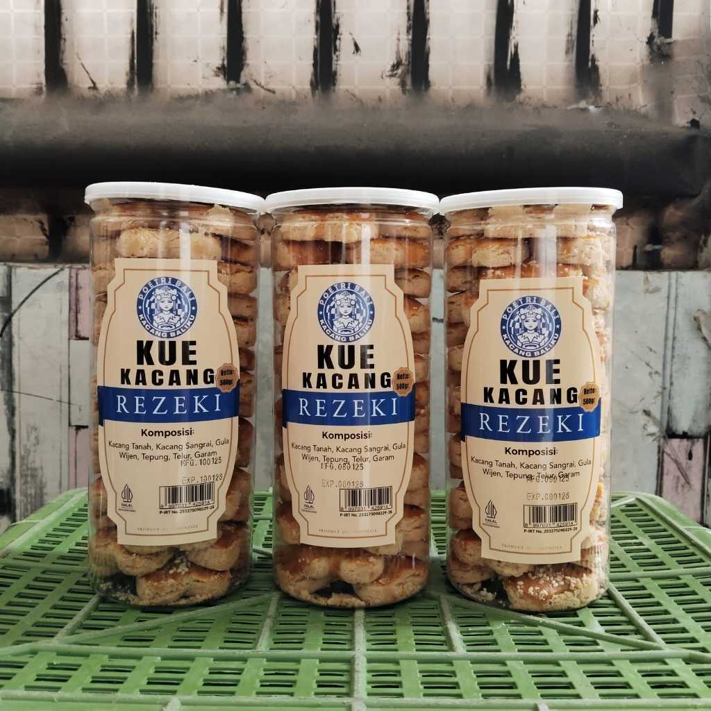 

Ssl09 Kue Kacang Wijen REZEKI Poetri Bali 500gr