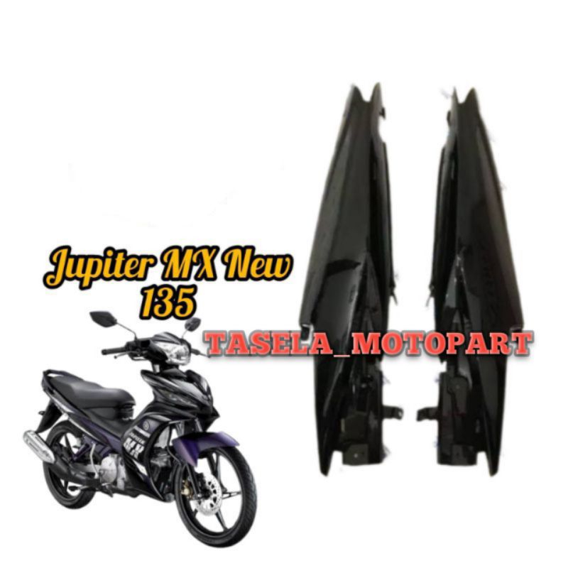 cover body mx new 135 body belakang yamaha mx new 135 hitam