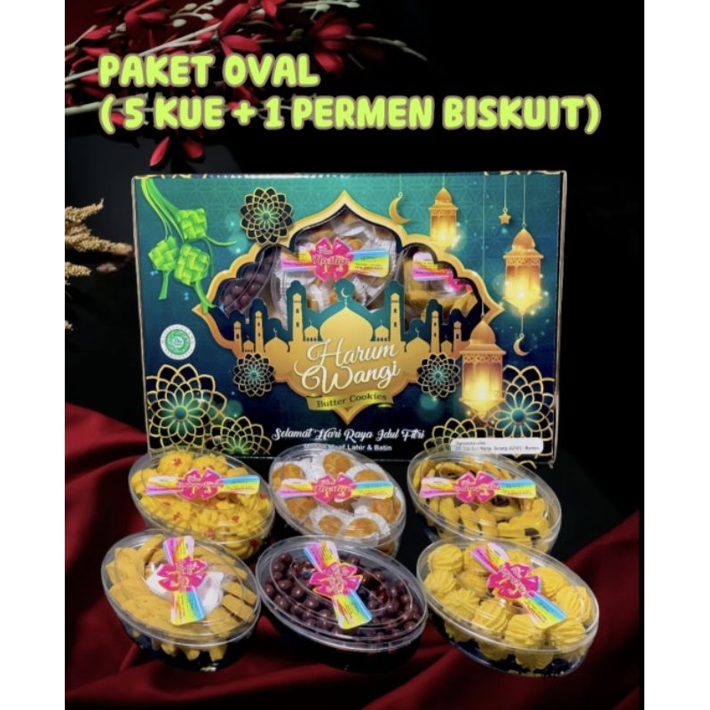 

Paket kue lebaran 6 kue oval