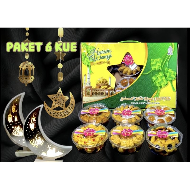 

Paket kue lebaran 6 kue
