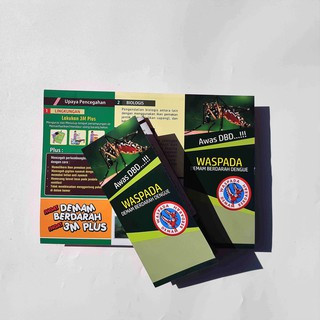 Leaflet / Brosur Demam Berdarah / DBD bonus Poster DBD, Brosur Kesehatan