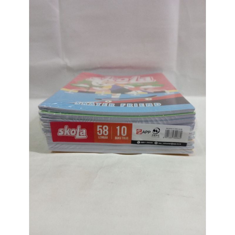 

Ay00! BUKU TULIS SIDU SKOLA 58lembar 10buku / pack