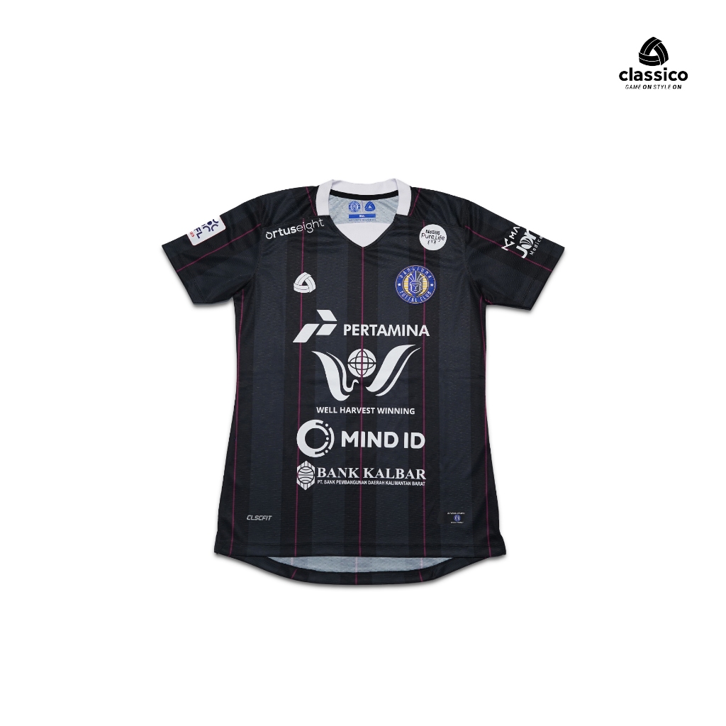 Classiconesia Jersey Sepak Bola Futsal Setelan BoxSet Pangsuma FC 24/25 3rd Black Hitam