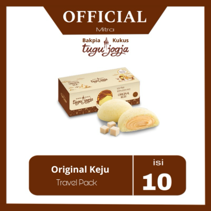 

Bakpia Kukus Tugu Jogja Original Keju-Travel Pack