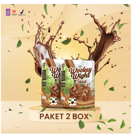 

Wookey Weigh coklat isi 2 box murah Susu Penambah Berat Badan Paket.