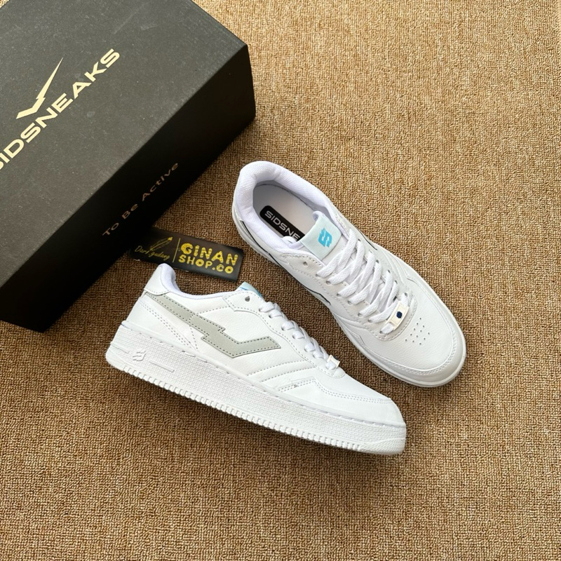 Sepatu Sneakers Pria Wanita Putih Reflective Original